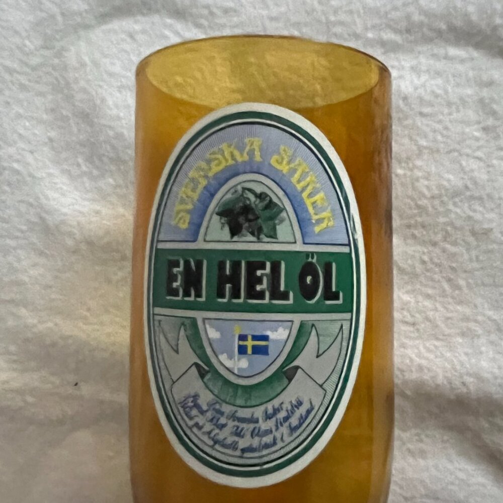 4 - Estate Vintage “En Hel Ol” Swedish Beer Glasses - Picture 4 of 8